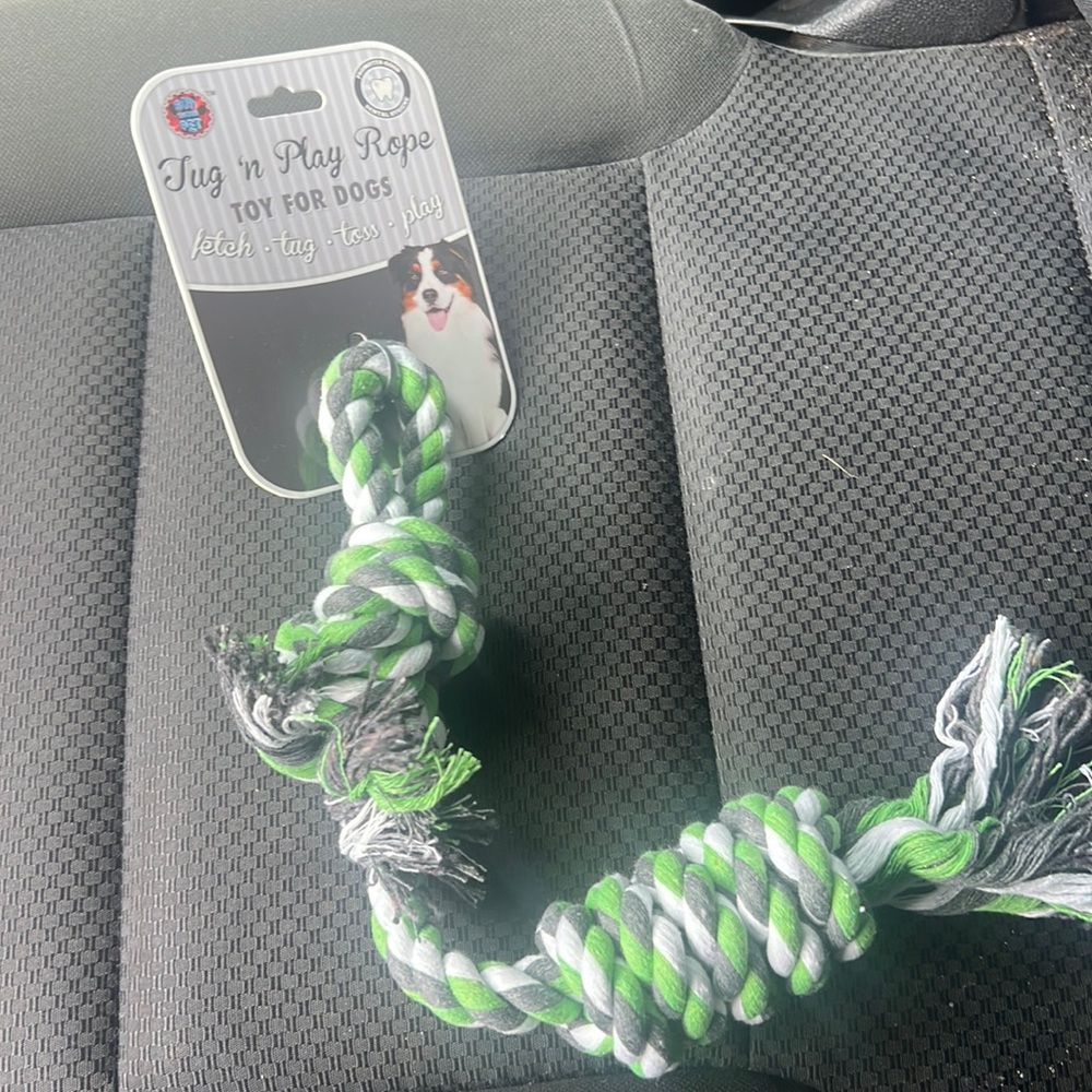 New Tug and Play Rope fetch toy for Dogs